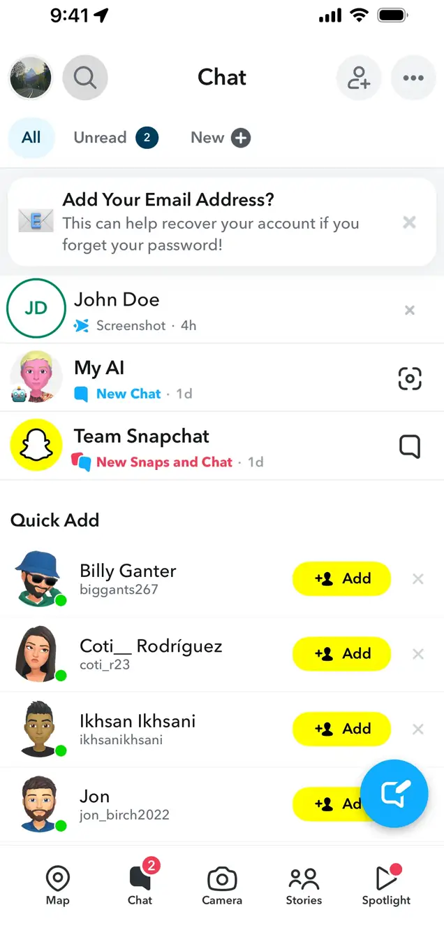 Скрытая активность в Snapchat Live | Accounthelp